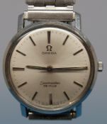 An Omega Seamaster De Ville gentleman's wristwatch on stainless steel bracelet.