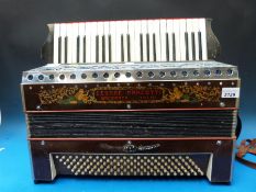 A Cesare Pancotti Macerata 120 bass c1915 piano accordion,