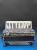 A Hohner Verdi III c1950s 120 bass piano accordion,