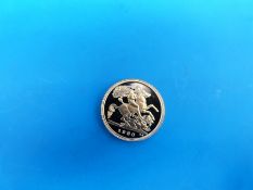 A cased 1980 proof gold half sovereign with certificate