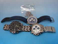Three gentleman's wristwatches