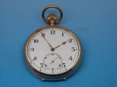 A 9ct gold gentleman's pocket watch,