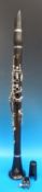 A Boosey and Hawkes Symphony 1010 clarinet, believed to be B flat,