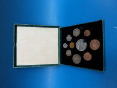 A 1951 Festival of Britain 10 coin proof set in original box