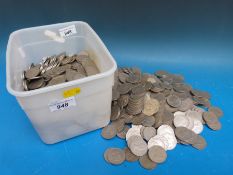 A very large quantity of post 1947 UK half crowns
