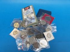 A collection of various coinage, includes Victorian silver, 19thC overseas,