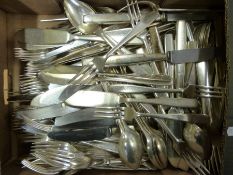 Collection of Monarchy plated cutlery by Elkington & Co,