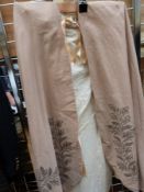 A Victorian embroidered coaching cape