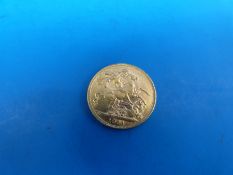 A 1911 George V gold full sovereign