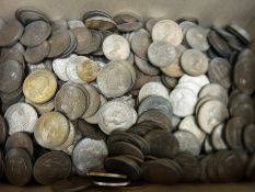 A large quantity of pre-decimal florins and half crowns, largely 1967 issue,