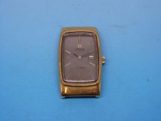 An Omega De Ville gentleman's wristwatch with date aperture.