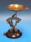 A set of Narcissi Braise Paris pendulum type postage scales, calibrated in both grams and ounces,