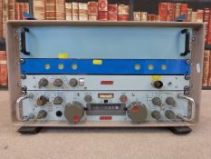A Racal 1217 radio receiver,