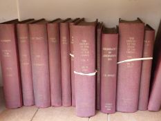 Eleven volumes of 'Classic English Law Texts' including 'Crown Law, 1762',