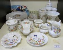 A quantity of Aynsley ware 'Cottage Garden',