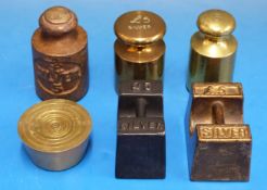 A nest of Troy cup weights,