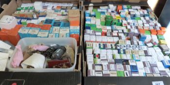 A large collection of mainly boxed radio and other valves to include Mullard, Mazda,