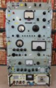 A quantity of Racal and other rack mounted radio equipment to include RA.1790 H.