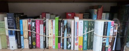 A collection of 'as new' paperback novels together with diverse hardbacks that include biography,