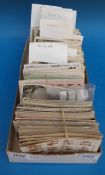 A quantity of mainly early 19thC postcards, British/European, 'topographical', humorous,