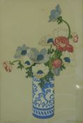 John Hall Thorpe woodblock 'The Chinese Vase' signed and titled in pencil published by Hall Thorpe,
