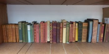 Works of literature including Thomas Malory 'Morte D'Arthur' (four vols) full leather;