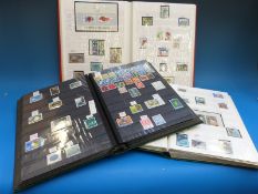 Three albums of Japanese stamps - mint and mainly modern