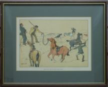 A set of seven Somerville hunting prints,