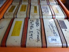 A large collection of electrical and electronic components to include capacitors,