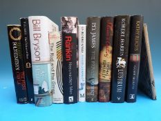 A selection of modern first editions and other literature to include Iris Murdoch's 'The Red and