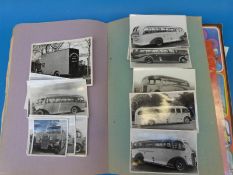 An extensive collection of photographs, postcards and promotional items relating to vintage lorries,