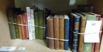 A large selection of 19thC and 20thC classics: poetry and novels, including works by Ted Hughes, A.