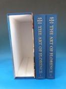 'The Art of Florence', Two volumes, blue cloth with gilt lettering to the spine,