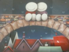 A framed and glazed print by Doug Hyde 'Neighbourhood Watch',