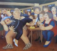 Beryl Cook signed print 'Tarzanogram' 646/650 (40 x 45.