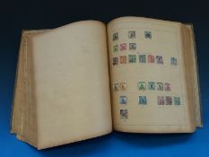 A large Schaubek stamp album for 1840-1920 comprising mainly Victorian stamps,