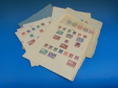 A folder of George VI Burma stamps,