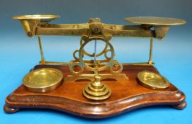 A set of possibly Mordan postage scales, the beams,