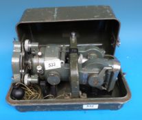 A cased Hilger & Watts theodolite