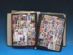 One folder of stamps from Malta, Guyana, Pitcairn Island,