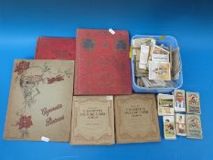 A large collection of cigarette cards and packets, Gallaghers, Players,
