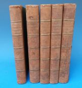 John Lawrence Mosheim's 'An Ecclesiastical History: Ancient and Modern', quarter leather (London,