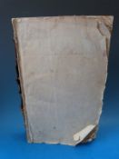 A 1737 Smith's family bible with maps and illustrations.