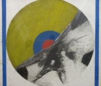 Edward & Gioachino Giobki (56 x 66cm) charcoal and mixed media,