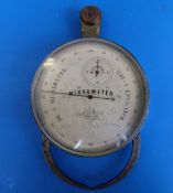 A late 19thC / early 20thC micrometer with built-in calipers and dial to measure up to 40mm,