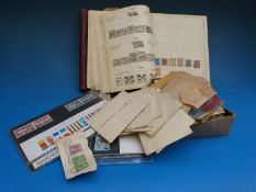 A Worldwide Junior stamp album and other loose stamps