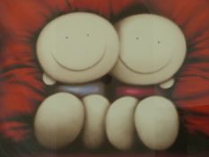 A framed and glazed print by Doug Hyde 'Just the Two of Us',