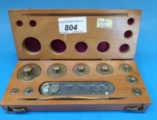 A cased set of F. E. Becker & Co.