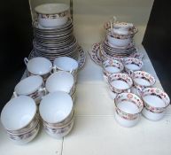 Two tea services, one marked PALT Czechoslovakia with floral decoration,