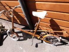 A vintage Moulton Mini bicycle